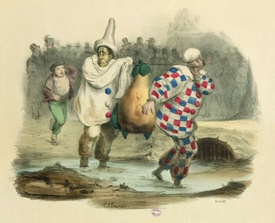 The Juste Milieu Dirties Itself, Caricature on the Subject of Louis-Philippe I by Charles Joseph Travies de Villiers